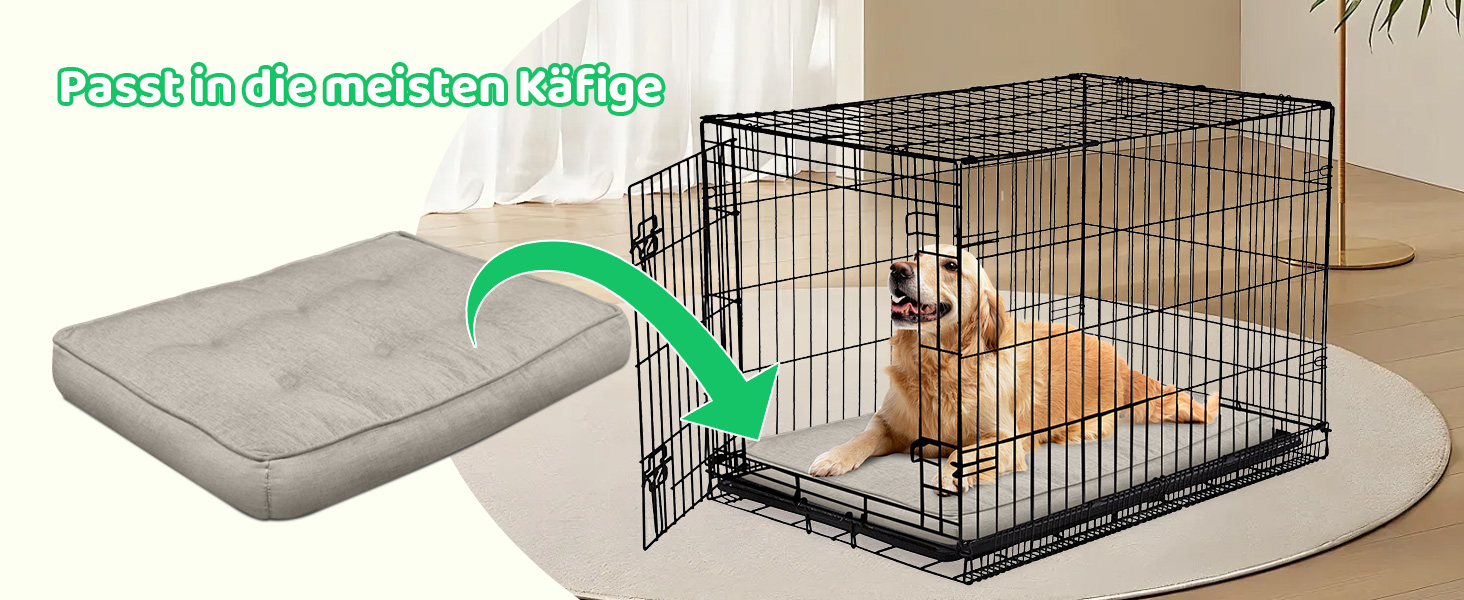 Ортопедичне ліжко для собак великих та середніх порід, знімний, миючий наповнювач, 90x76 см, колір коричневий