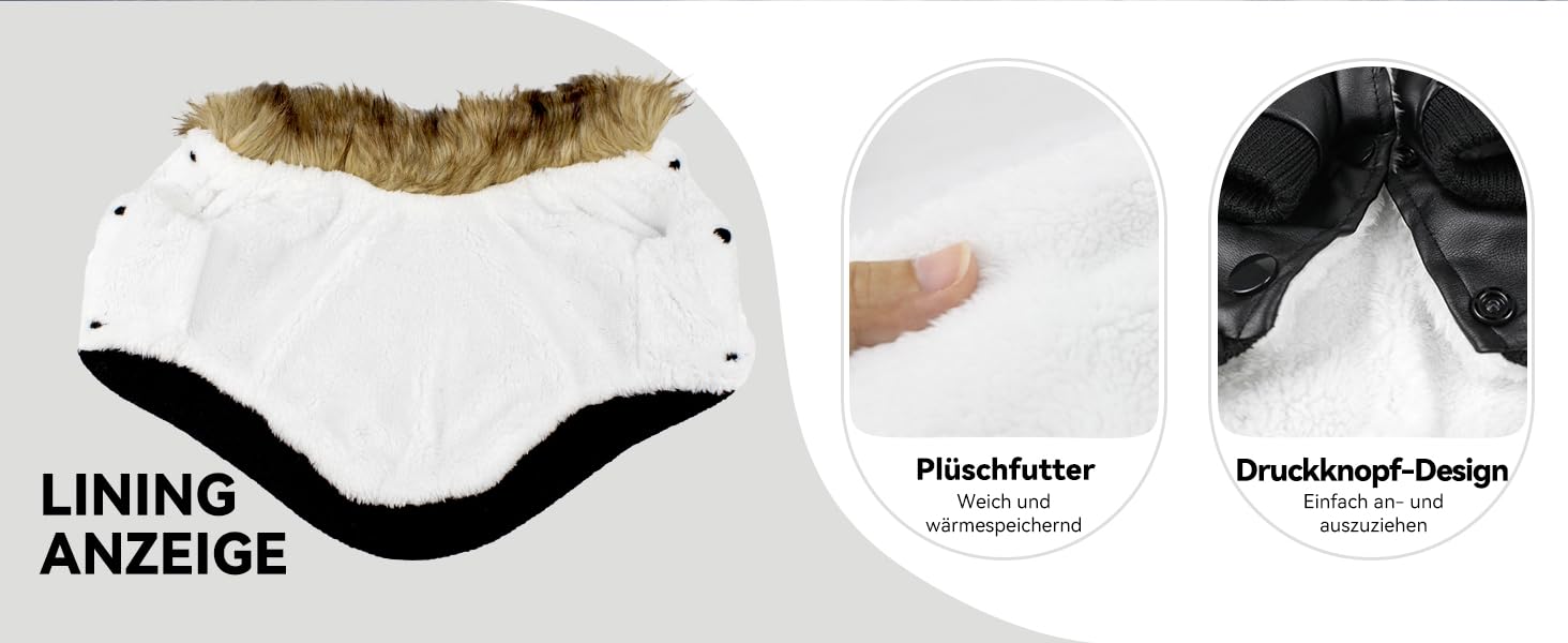 Теплий зимовий одяг для собак: флісова куртка-жакет для малих та середніх собак, M