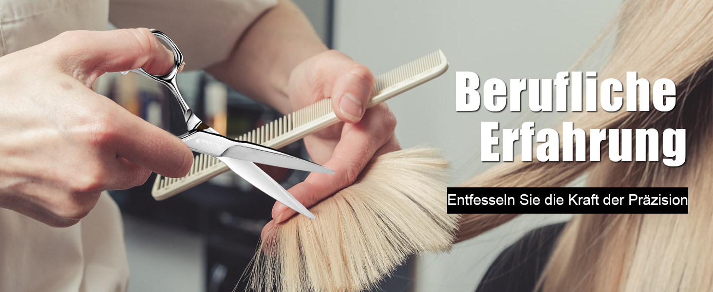 Професійні ножиці для стрижки волосся Aolanduo 6 дюймів - преміум сталь VG10, ергономічний дизайн, набір для перукарів та барберів, японська якість