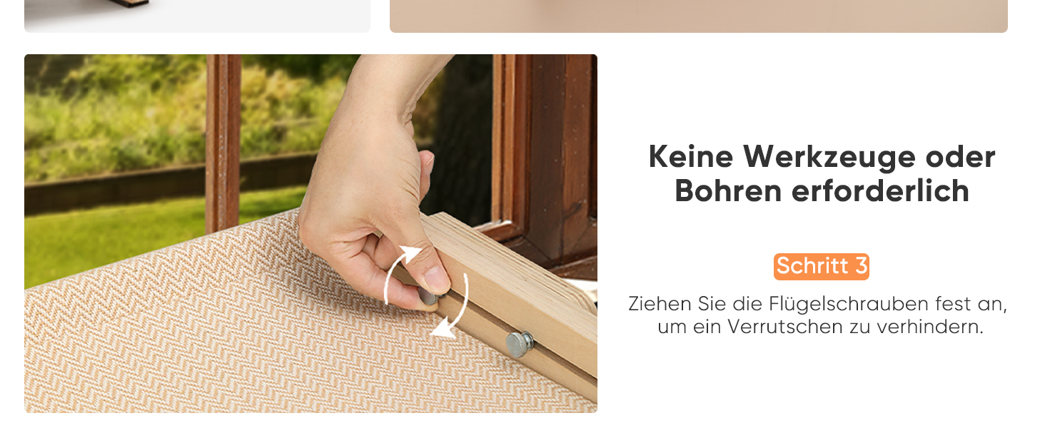 Підвісна лежанка для котів FUKUMARU, лежанка на підвіконник та підлогу, для великих котів, міцна конструкція з дерева та металу, трансформована лежанка, легка у збиранні, бежева