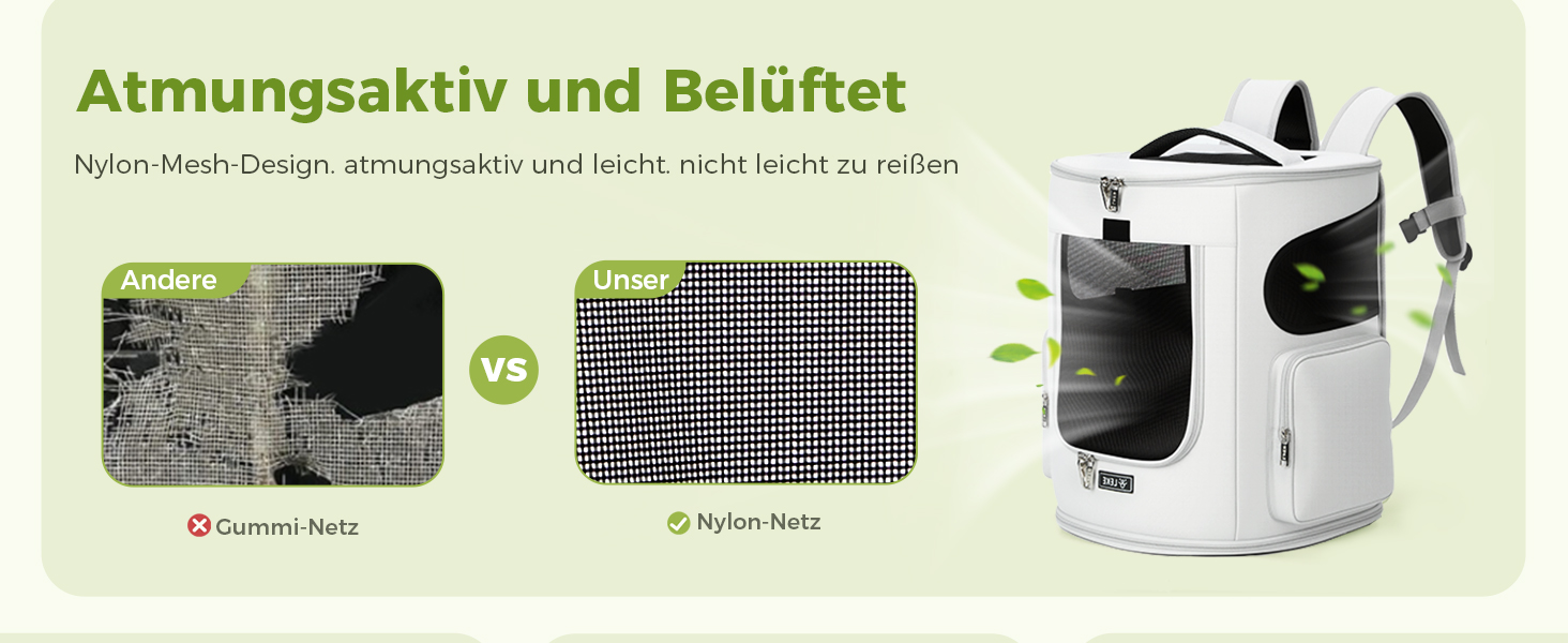 Розширюваний рюкзак для котів та собак Lekespring, переноска для тварин до 8 кг, сірий