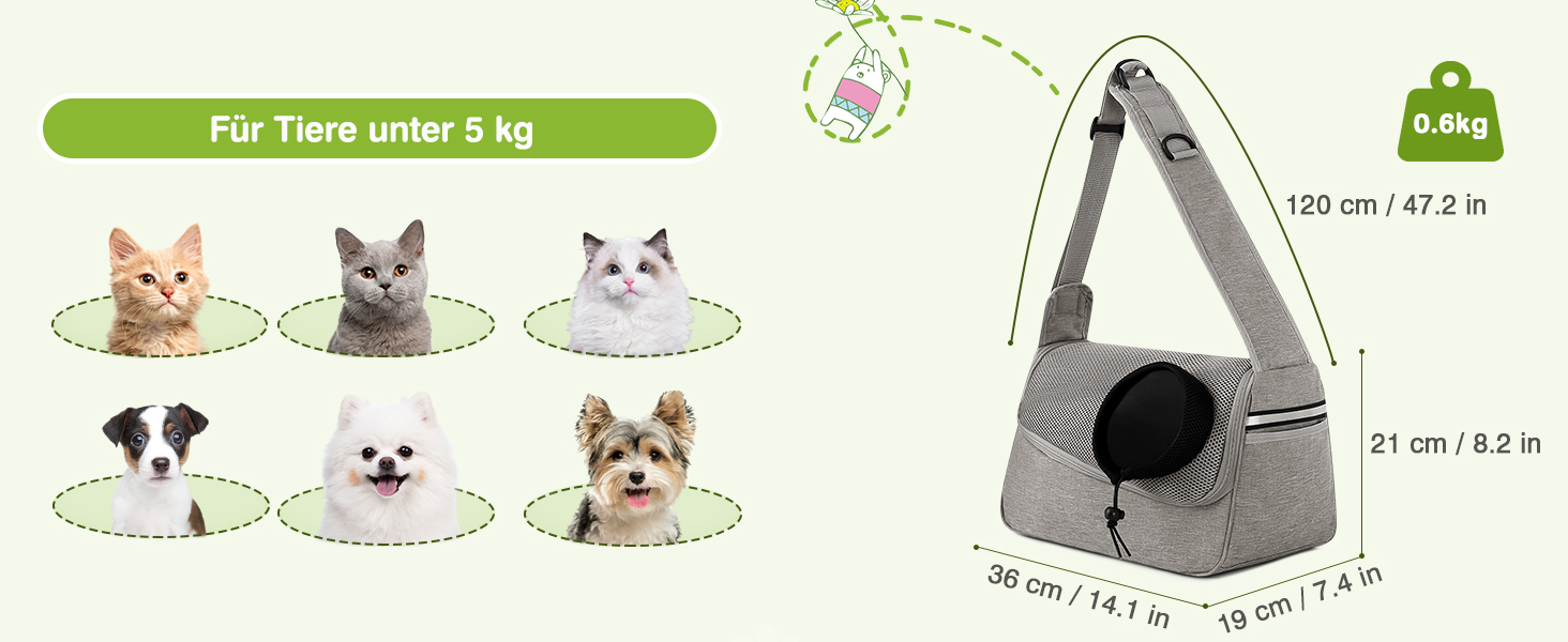 Сумка-переноска для собак та котів ALLSOPETS, виносна сумка-переноска для тварин, до 5 кг, бордовий колір