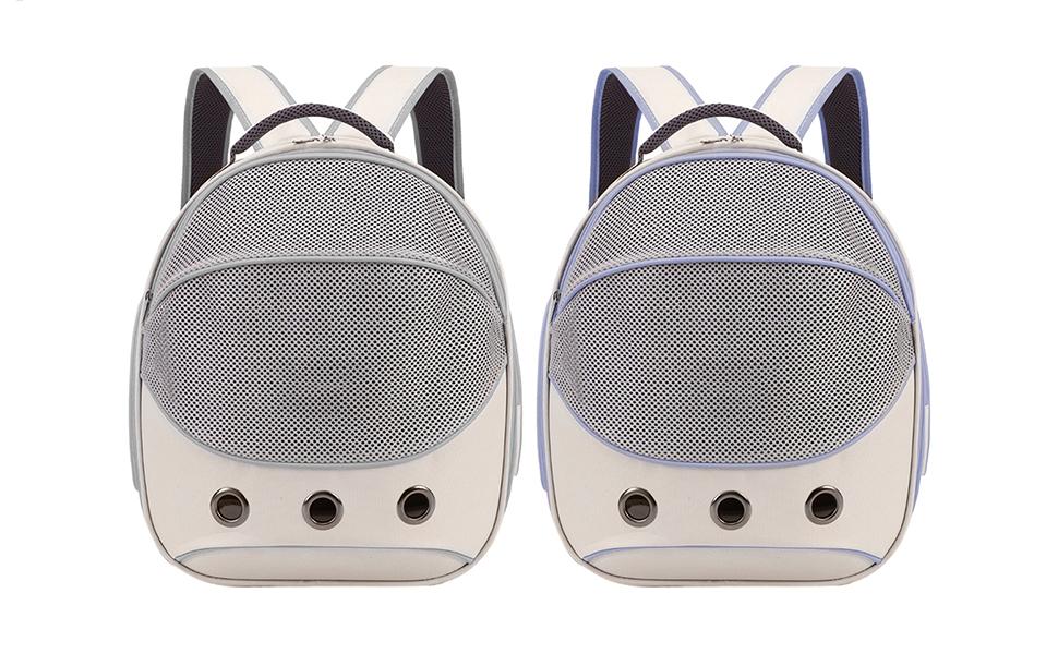 Транспортна сумка для собак, кошенят, кроликів - сіра, зручна, дихаюча, для подорожей та прогулянок