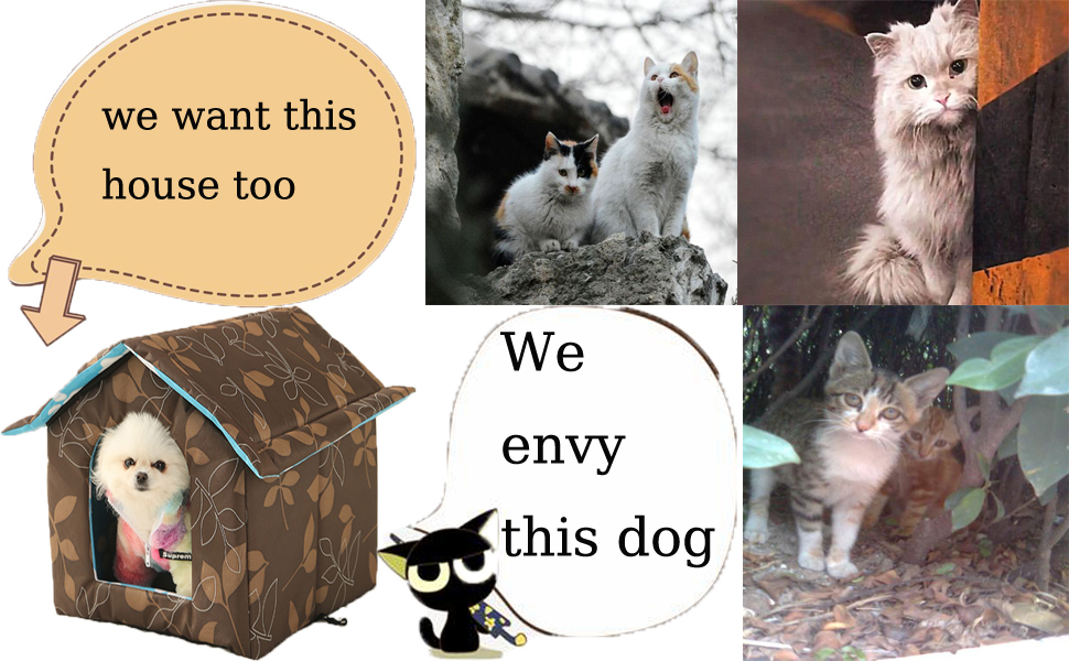 Кішковий будиночок Vinnypet для вулиці: зимостійкий, водонепроникний, теплий, знімний килимок, 40x38x35 см, чорний