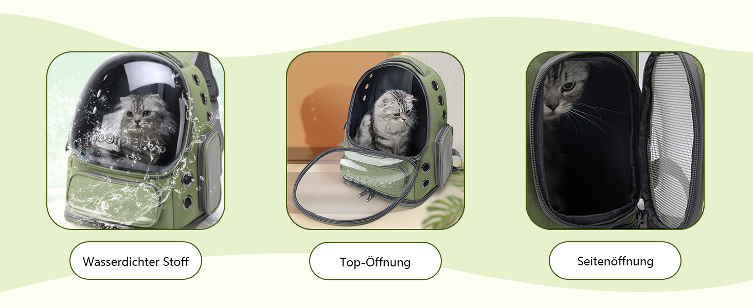Рюкзак-переноска для котів та собак ALLSOPETS Bubble Carrier – чорний, до 7.5 кг