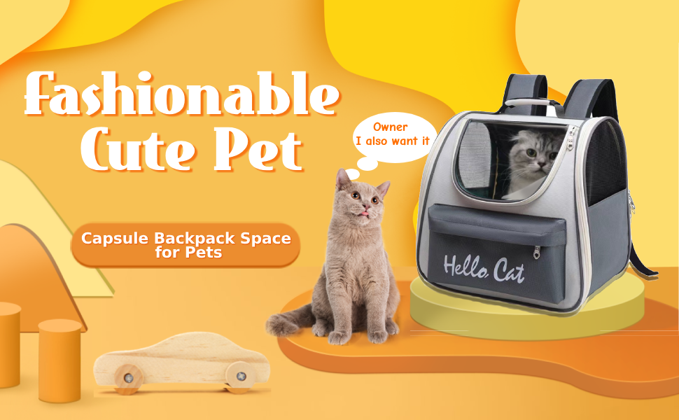 Рюкзак для кота з сіткою, рюкзак для собак, рюкзак для тварин до 15 кг, дихаючий, чорний