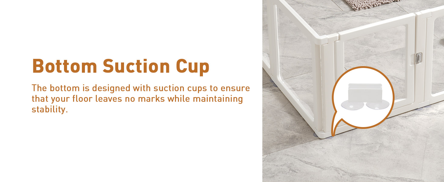 Кізохід для собак Citylife 6-TLG 60см, складаний вольєр для собак з дверцятами, вольєр для собак у квартиру, великий кізохід для собак, котів, кроликів, дрібних тварин, з неслизьким покриттям, прозорий (12-TLG 75CMH)