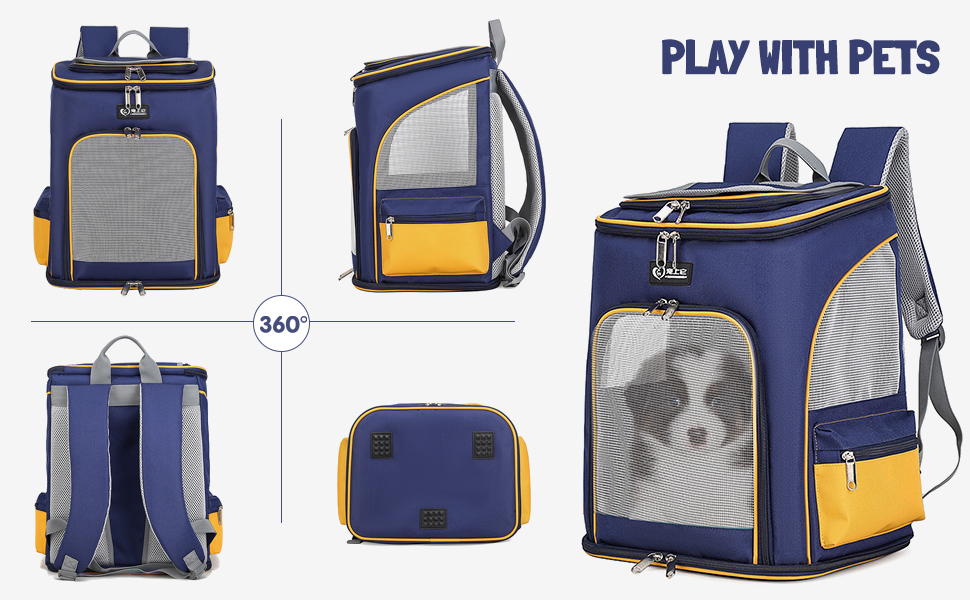 Рюкзак для собак та котів PETCUTE, дихаючий, з висувною підстилкою, прозоре вікно, складаний, з безпечним шнуром, для подорожей, Malachitgrün+Weiß