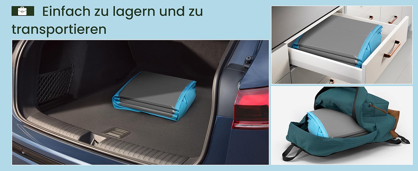 Басейн для собак EUGAD, складаний, 120x30 см, сірий. Плавальне озеро для собак, антиковзне PVC.