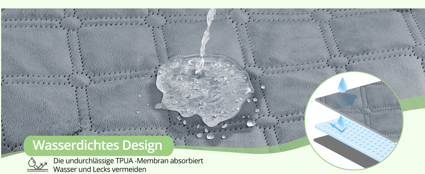 Водонепроникний коврик для собак, 137x208 см. Міцний килимок для тварин, антиковзаюча, багаторазова, можна прати в пральній машині. Захист для дивану, ліжка, автокрісла. Темно-сірий колір.