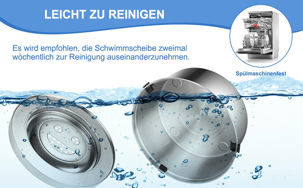 Миска для собак 3L без розливання, нержавіюча сталь, плаваюча годівниця, протиковзаюче дно, для цуценят та кошенят, здорове пиття