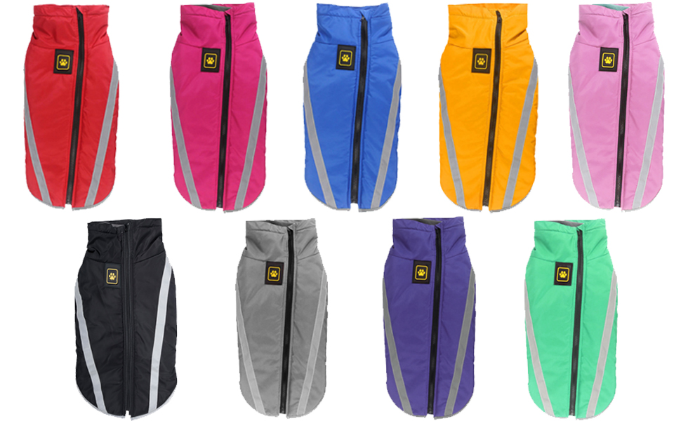 Водонепроникний зимовий теплий одяг для собак FeimaX: куртка з флісовою підкладкою, світловідбиваючі елементи, розмір XXL, оливковий