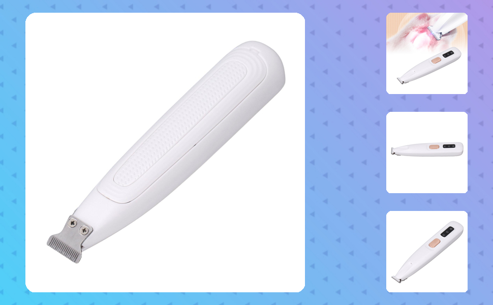 Триммер для догляду за лапами собак з LED-підсвічуванням, бездротовий, тихий, для догляду за лапами, очима, вухами, обличчям та задньою частиною тіла