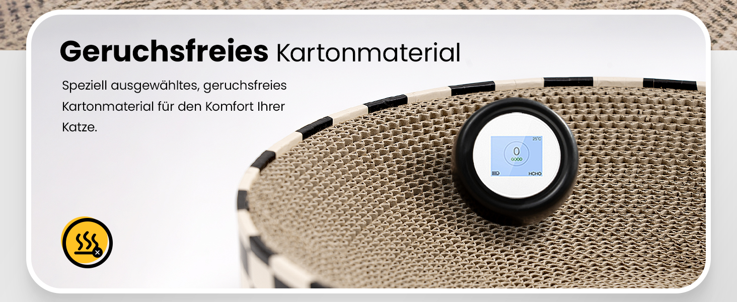 Кігтеточки для котів Conlun 2 в 1: овальні, з мискою та гніздом. З гофрокартону, для лежання та точіння кігтів. Розмір 43x33x10 см