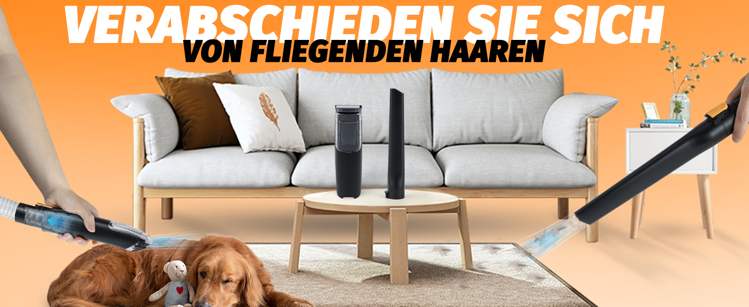 Набір для догляду за шерстю собак 3-в-1 Mxmoonant: пилосос, сушарка, триммер. Регулювання потужності та температури, 7 насадок, сумка для зберігання та рушник