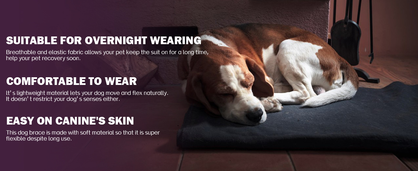 Комбінезон для собак після операції на ногах, захист від витікання, запобігає інфекціям, розмір XL, фіолетовий