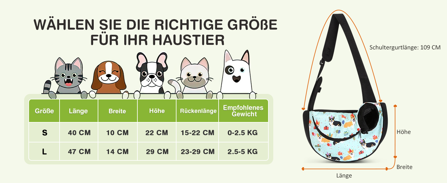 Сумка-переноска для собак та котів ALLSOPETS, блакитний Corgi, S, для подорожей та кемпінгу