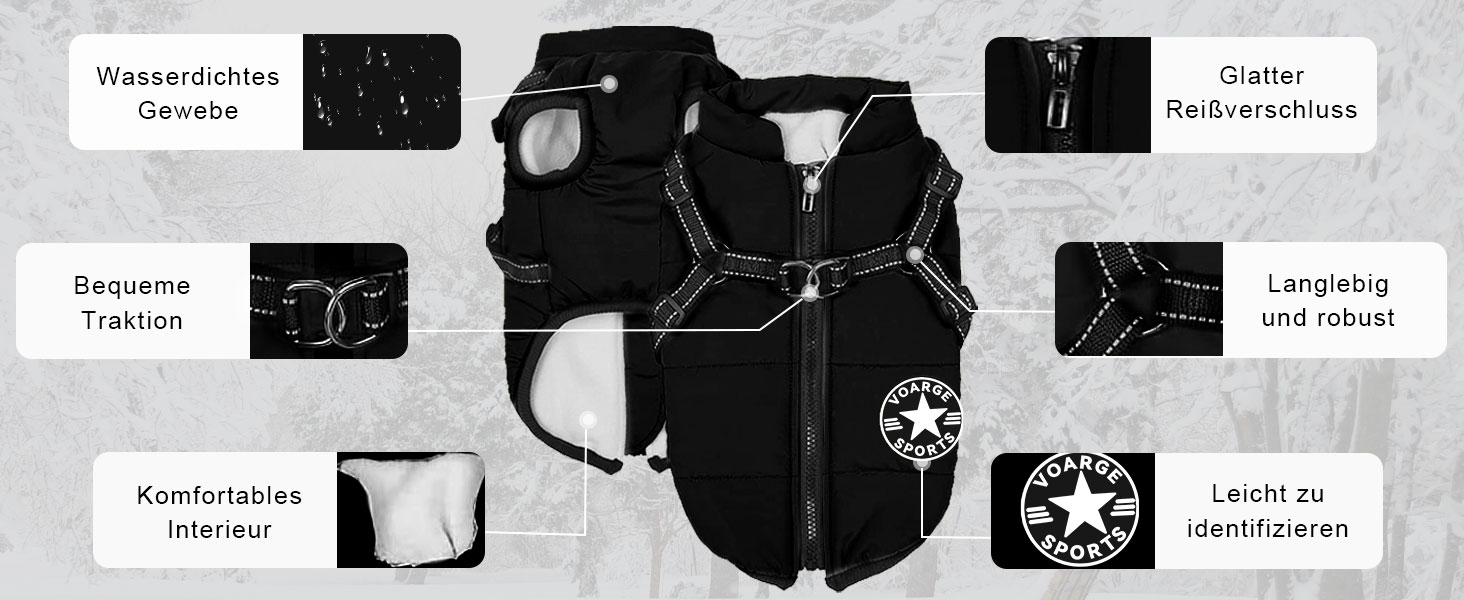 Зимова жилетка для собак, водонепроникний одяг для маленьких собак з D-початком, світловідбиваючий, XL, зелений