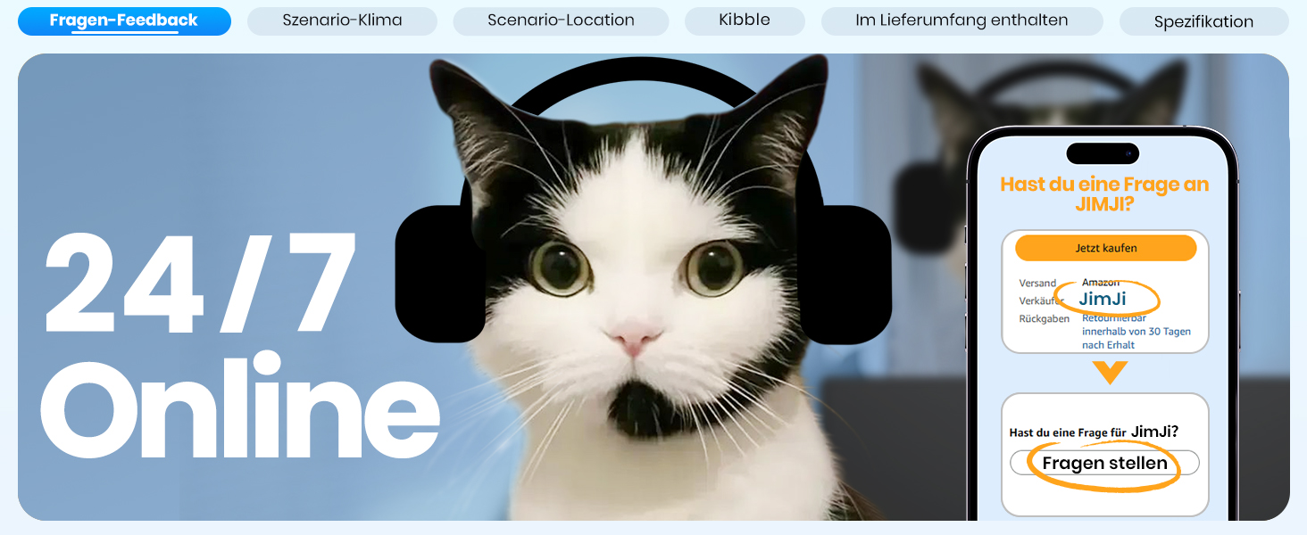 Автомат годування котів Frienhund з 2 мисками та APP: Wi-Fi, повільний дозування, 7л, для 2 котів, з Alexa, білий