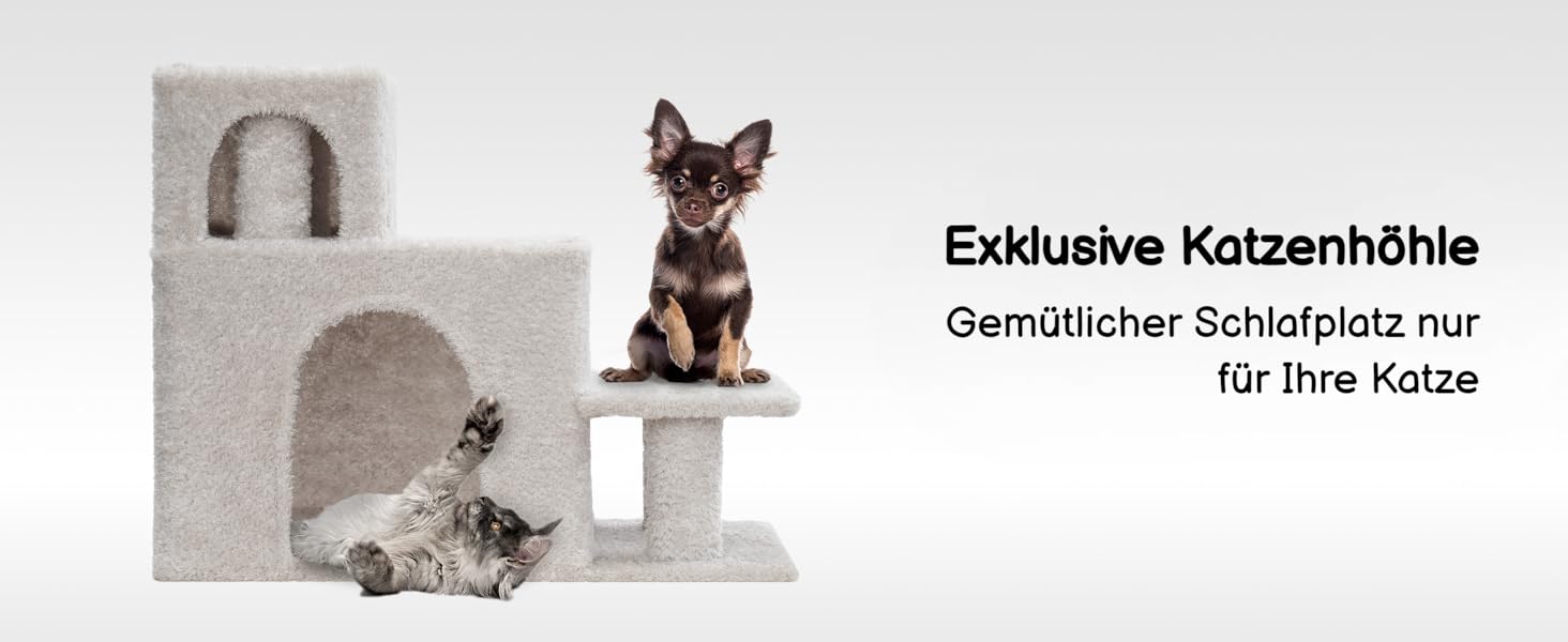 Сходинки для собак Veehoo: 3 сходинки, ліжко, печеринка, для старих котів та собак, до 45 кг, сірий, 67x34x52 см