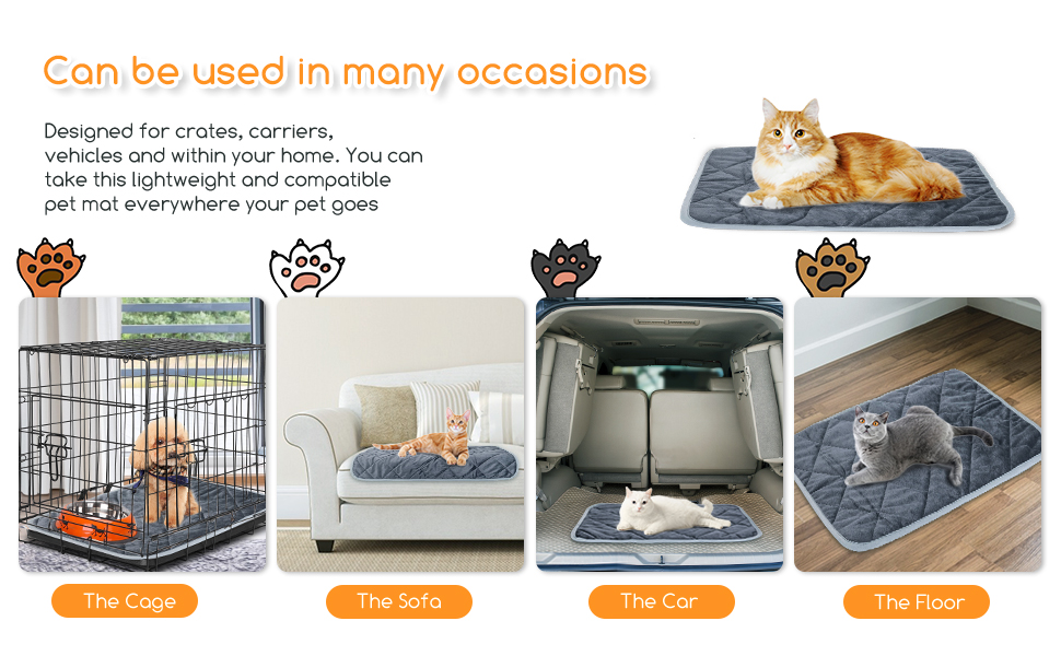 Самогріюча ковдра для котів та собак Nobleza, тепла підстилка, ковдра для собак, термоковдра, що переться