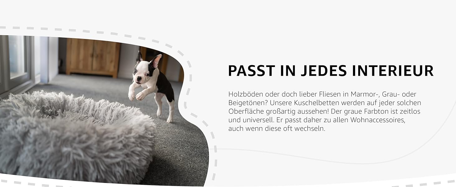 Крісло-ліжко для собак Amazinggirl 120x80 см - м'яке, зручне, для малих, середніх та великих собак, сірого кольору, з можливістю прання