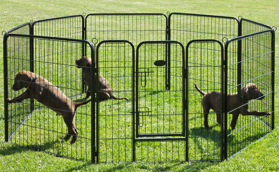 Вольєр для цуценят Petigi Tierlaufstall: безпечний простір для вигулу 80x80 см