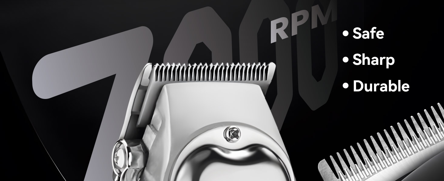 Професійна машинка для стрижки волосся Coldspot - для густого волосся, бездротова, з LED-дисплеєм, тиха, з металевим корпусом