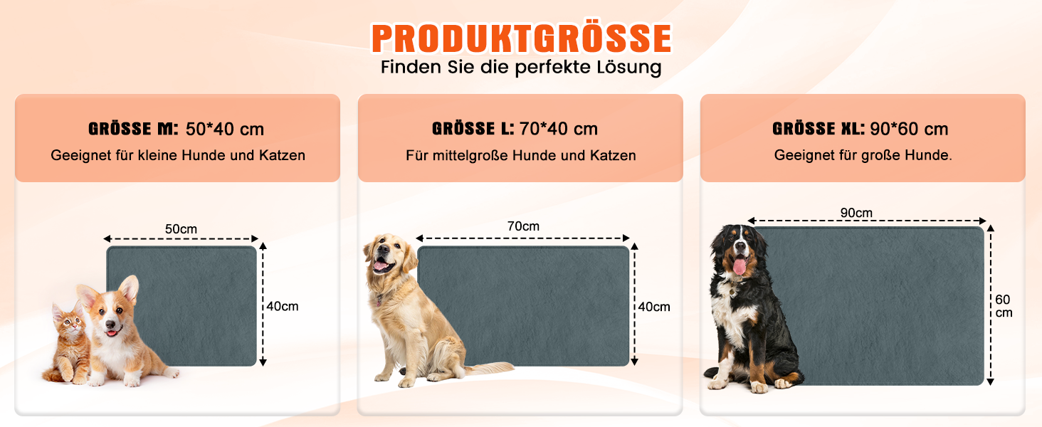 Електричне грілка для тварин на вулицю, вологостійке грілка, автоматичне регулювання температури, стійке до укусів, 40*50 см, сірий