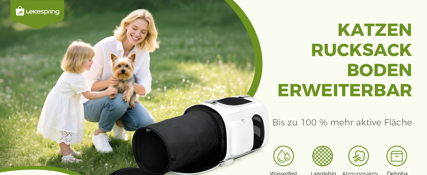 Розширюваний рюкзак для котів та собак Lekespring, переноска для тварин до 8 кг, сірий