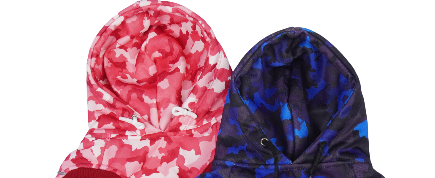 Світшот для собак IECOii, теплий зимовий пуховик з отвором для повідка та світловідбиваючими смугами, худі для собак, теплий пуловер для собак, одяг для собак, флісовий пуловер (M-4XL) 3XL, рожевий