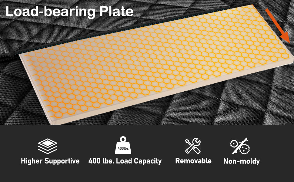 Водонепроникний килимок для собак у машину Crossarctic з жорсткою основою, захист від бруду та ковзання, для більшості авто та SUV