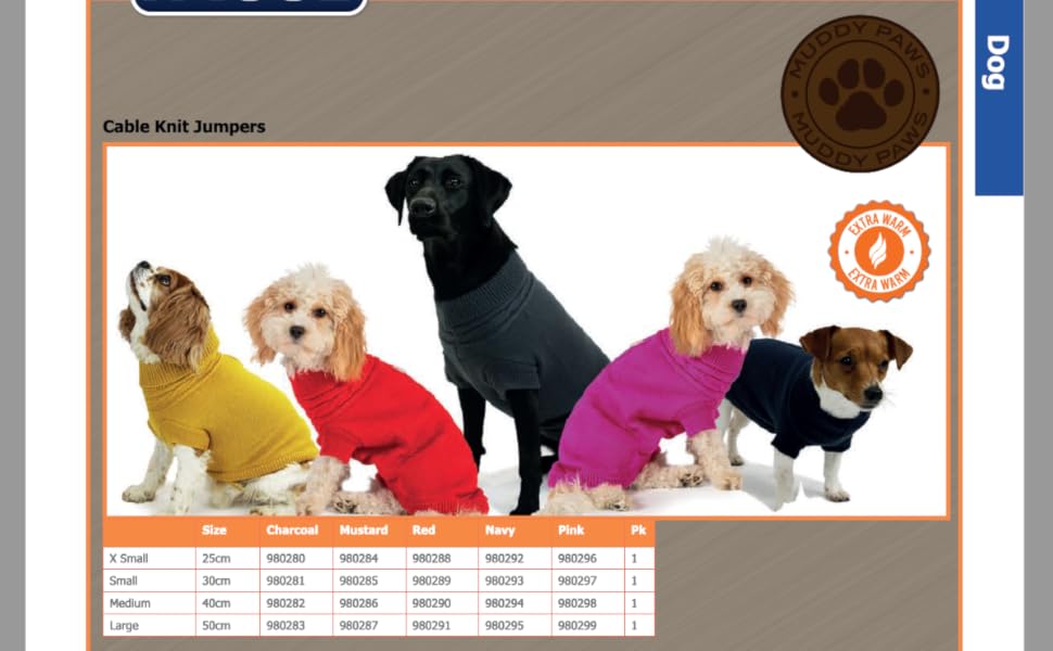 Теплий вовняний пуловер для собак Ancol Muddy Paws, розмір L (50 см), гірчичний колір, з ремінцями для ніг та коміром-хомутом