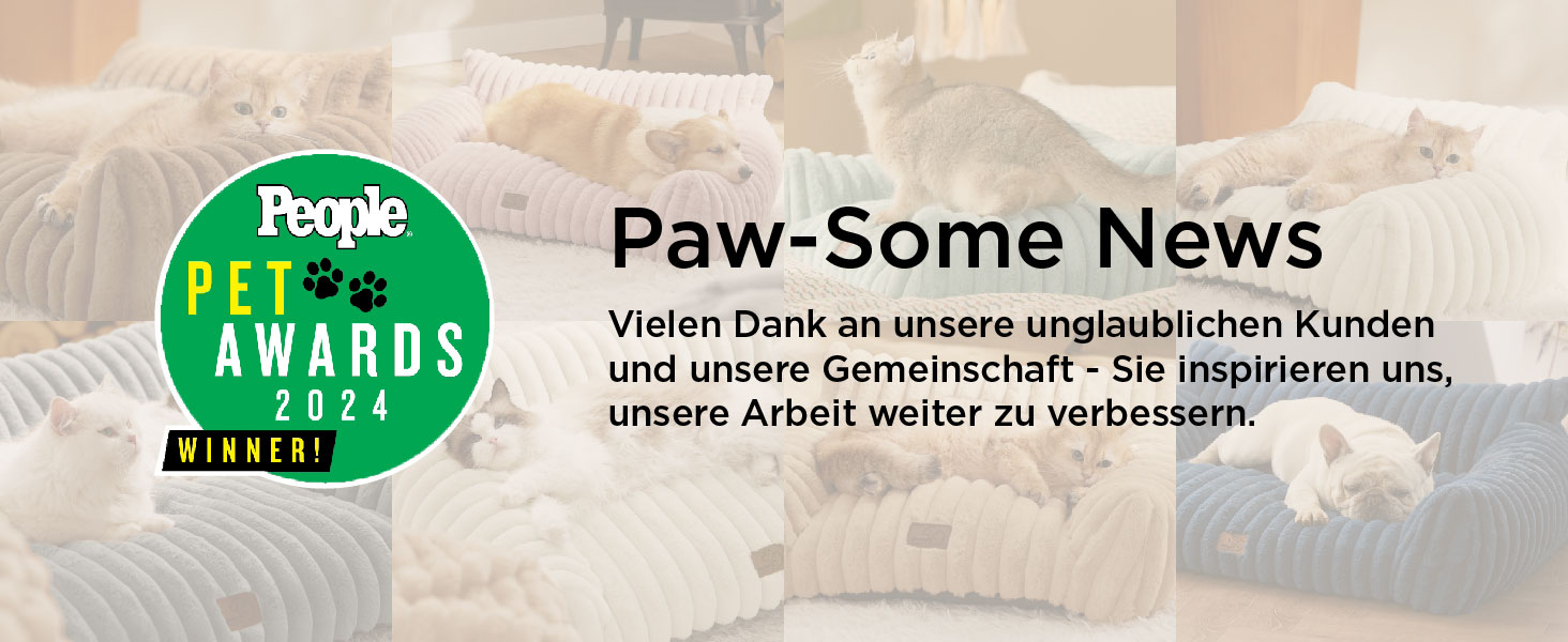 BEDSURE Ортопедичне ліжко для котів та собак великого розміру, 76x51x25 см, сіре, велике, миється, для маленьких собак та котів