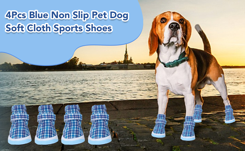 Взуття для собак 4-er, захист подушечок лап, спортивне взуття для домашніх тварин, неслизьке, м'яке, дихаюче, захисні чоботи для маленьких та середніх собак з антиковзною підошвою