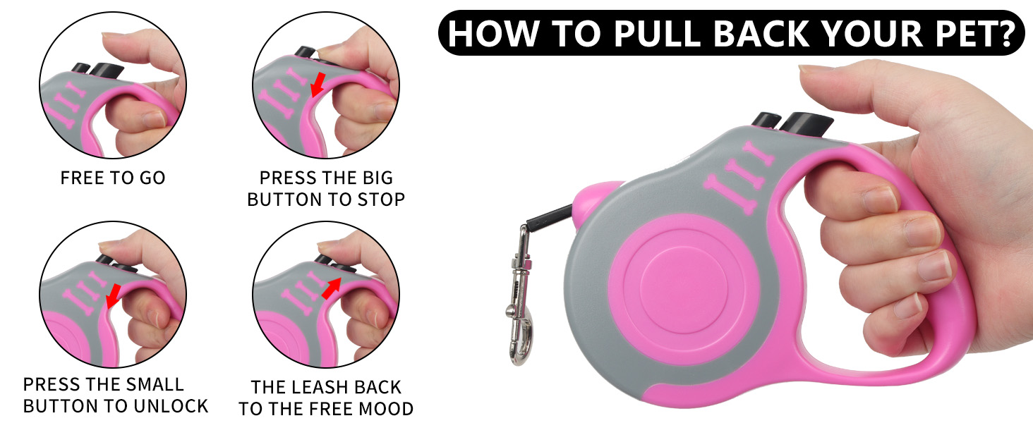 Набір для кота: шлейка та поводок-телескопічний, антизламання, регульована шлейка для кошенят та собак, рожевий