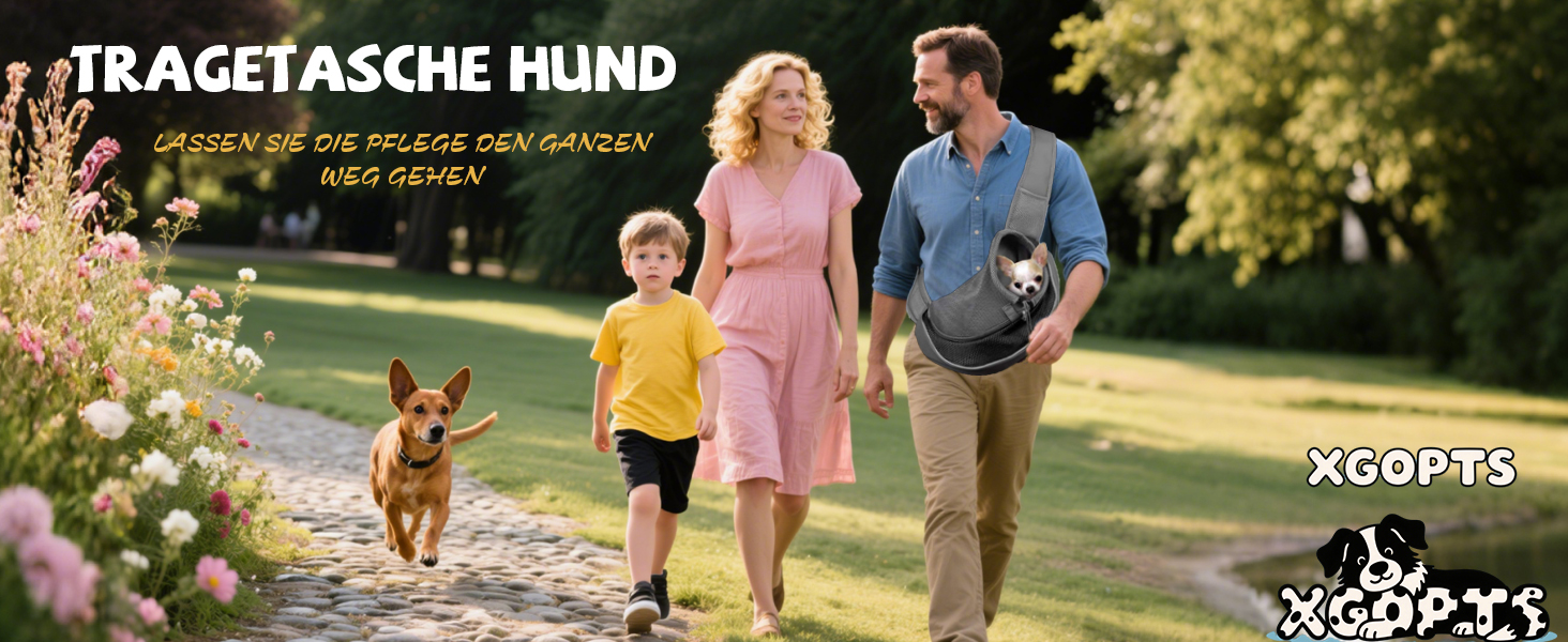 Сумка-переноска для собак та котів XGOPTS, чорна, до 5 кг, регульована, дихаюча, для прогулянок на вулиці