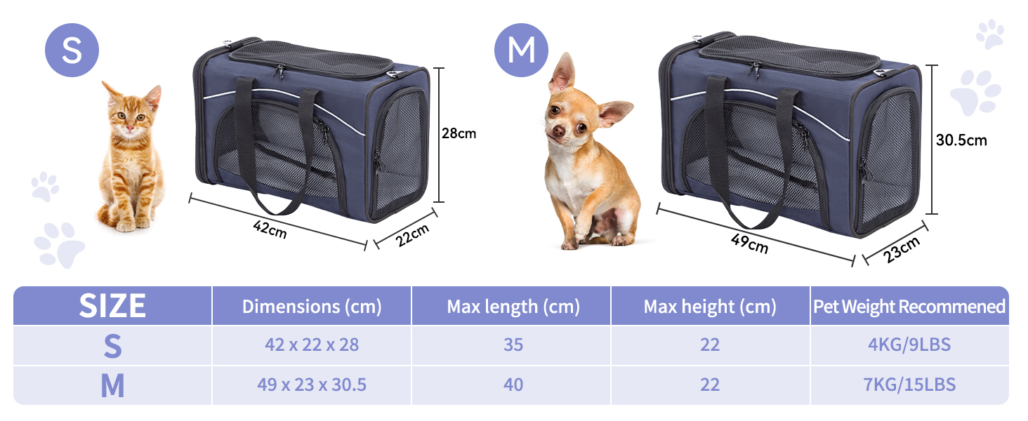 Транспортна переноска для собак та котів Petfit, чорна. Ідеальна для подорожей літаком, автомобілем або поїздом. Підходить для маленьких собак та котів.