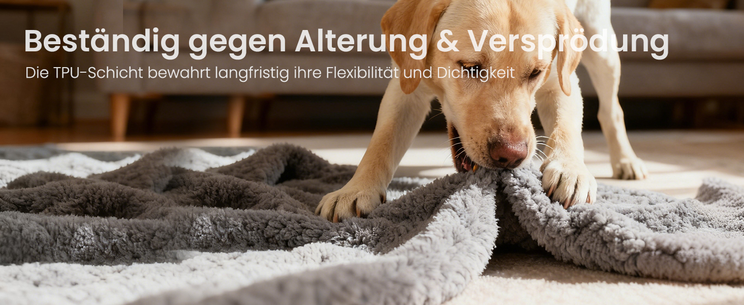 Водонепроникний плед для собак Mora Pets, Extra Dick & Super Warm, 203x152 см, сірий