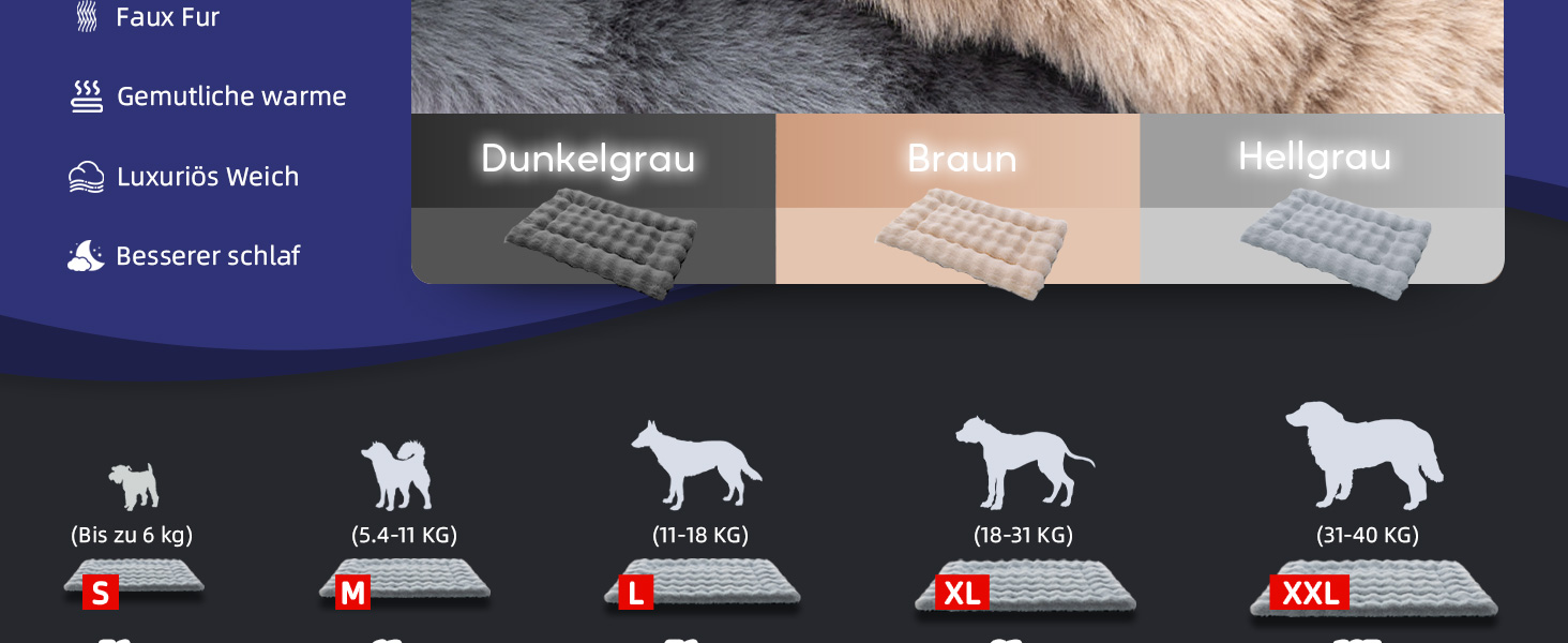 М'яке ліжко для собак Mora Pets: тепла, зручна, миюча, 91 x 60.5 см, коричневий колір