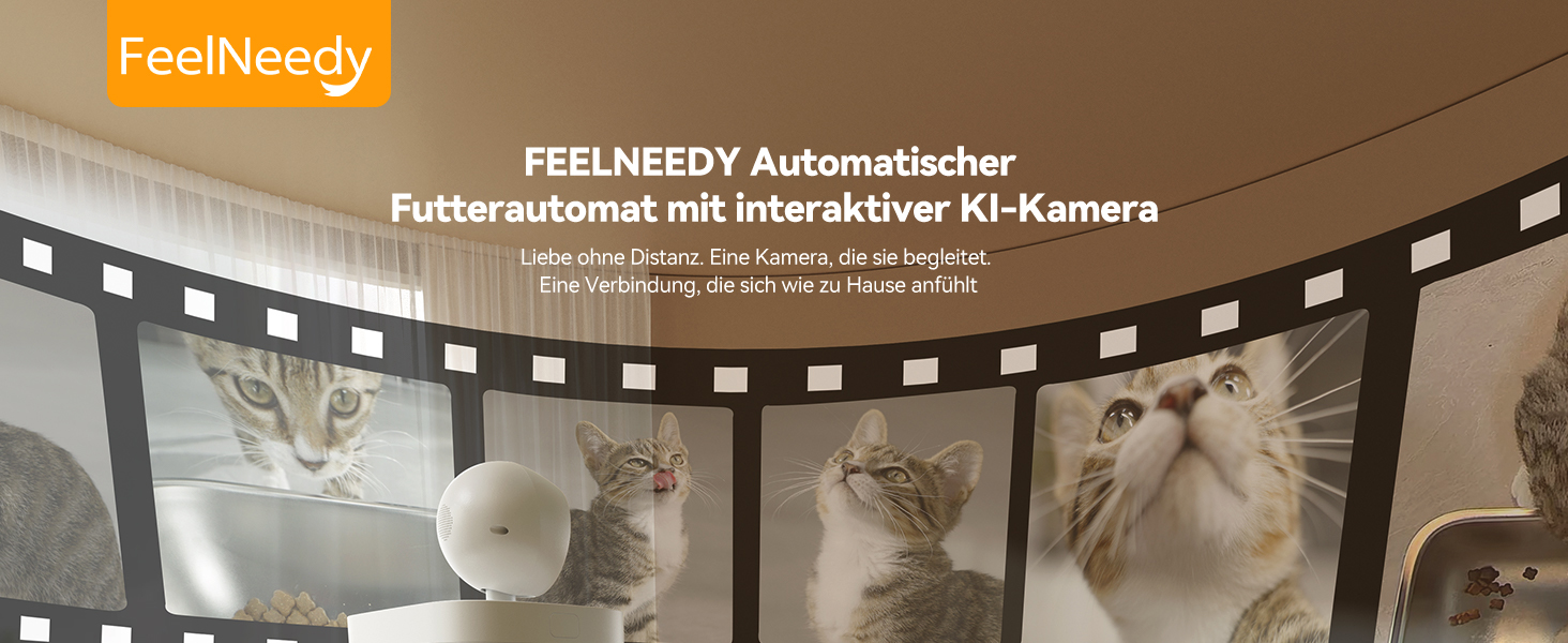 Автоматичний кормушка для котів FEELNEEDY з додатком