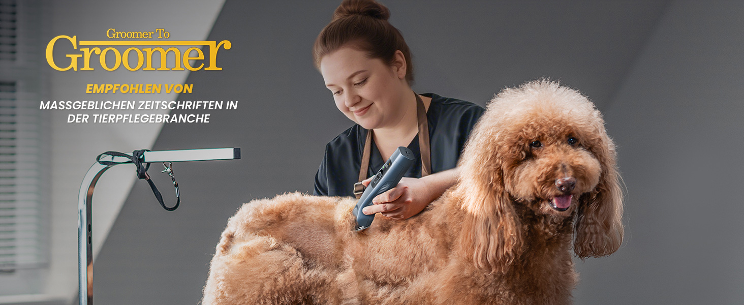 Професійна машинка для стрижки собак Oneisall: акумулятор, 2 швидкості, тиха, для густого та довгого волосся, з лезом з вуглецевої сталі