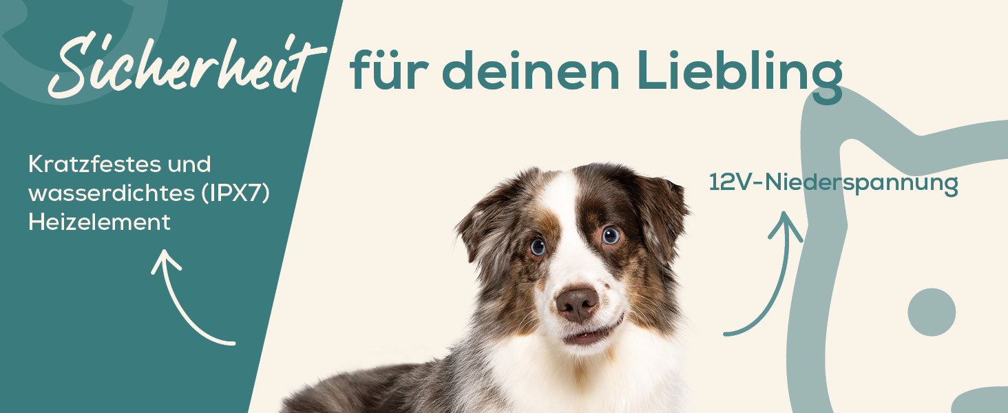 Електричне лежанка Beurer Kira для собак та котів, 65x50 см. З таймером, кучельна, водонепроникна, миється при 30°C
