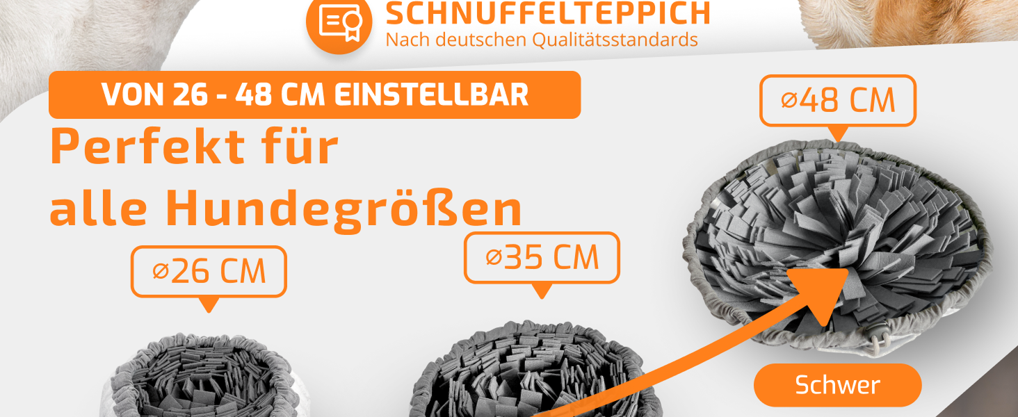 Schnüffelteppich для собак DOGPARENTS® – килимок для пошуку та розваг, міцний, для малих та великих собак, зелений (сірий)