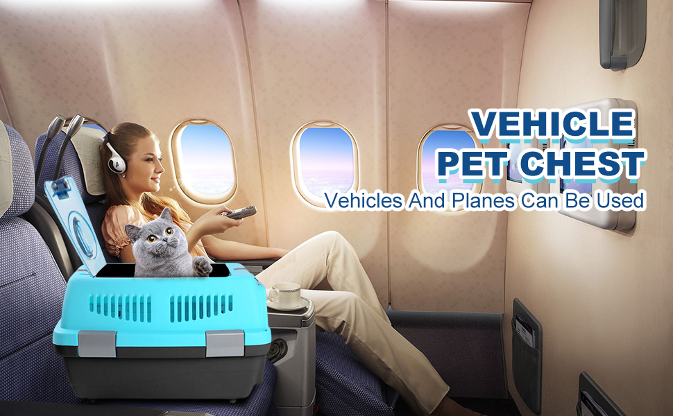 PETCUTE Транспортний бокс для собак та котів: міцний, дихаючий, з зручною ручкою, складний, до 6 кг, сірий+чорний