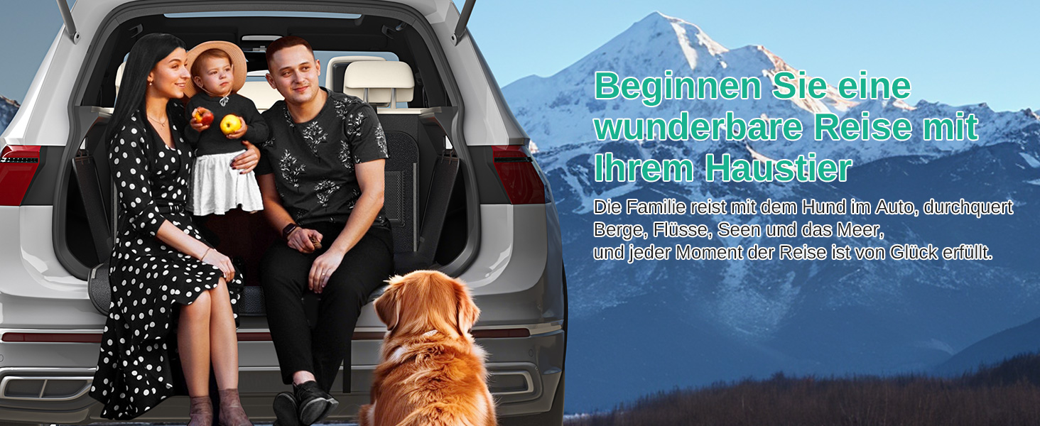 Водонепроникна автодека Dogat для собак з боковим захистом та оглядовим вікном, з кріпленням на ремінь безпеки, легко миється