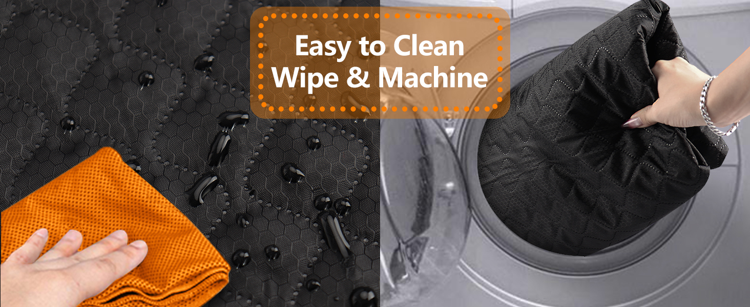 Захист для багажника автомобіля Alfheim для собак - водовідштовхувальний та легкий у догляді - універсальний. Килимок у багажник з захистом краю вантажного отвору (чорний, потовщений)