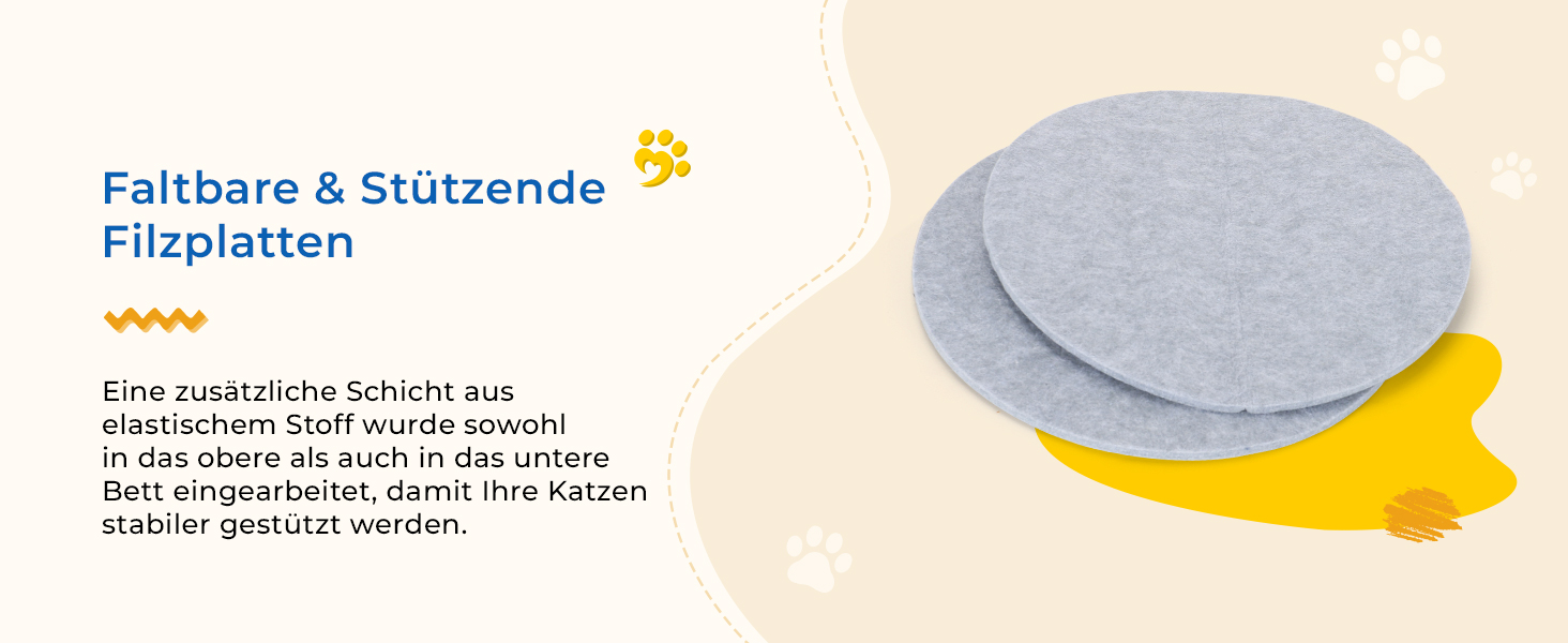 Кігтеточка-будиночок для котів Dripex з 2 поверхів, з фетру, з подушкою, 30 x 35 x 35 см (Сова)