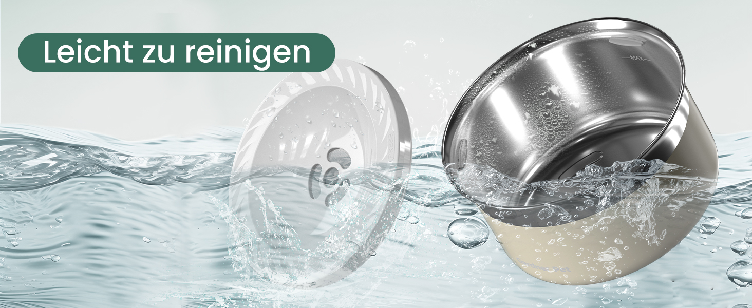 Нержавійна миска для води для собак Gardner Pet 3,85 л, проти протікання, без облизування, для великих собак, підходить для дому та вулиці