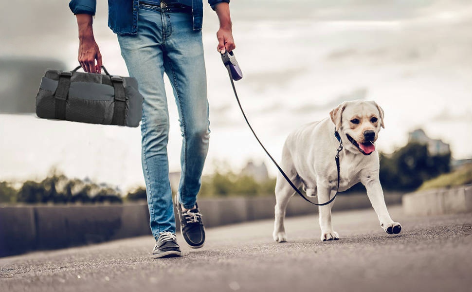 Водонепроникний килимок для собак, 90х60 см - портативне ліжко/матрац для маленьких, середніх та великих тварин. Підходить для подорожей, кемпінгу, авто, переноски та дому.